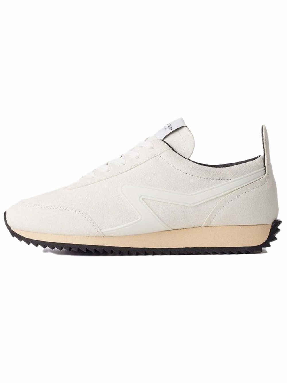 rag & bone Retro Runner. Antique White Suede. 37.5